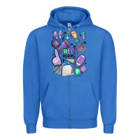 True Royal cheer mom Zipper Hoodie - MaliasSmallBusiness