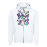 White cheer mom Zipper Hoodie - MaliasSmallBusiness