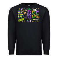 Black Mardi Gras nurse Premium Sweatshirt - BundleAndBundleShop