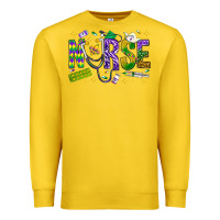Lemon Mardi Gras nurse Premium Sweatshirt - BundleAndBundleShop