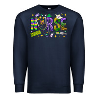 Navy Mardi Gras nurse Premium Sweatshirt - BundleAndBundleShop