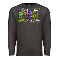 Smoke Mardi Gras nurse Premium Sweatshirt - BundleAndBundleShop