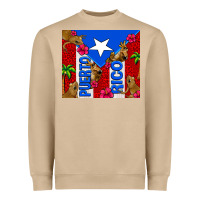 Mushroom puerto rico coqui leopard Heavyweight Sweatshirt - AdoDesignShop
