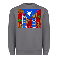 Puerto Rico Coqui Leopard Heavyweight Sweatshirt | Teevron