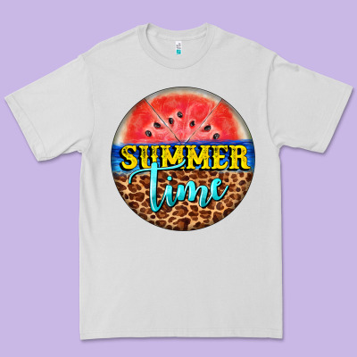 Summer Time Watermelon Premium Tee Designed By Barkaloodesign