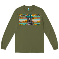 Army Green pittbull license plate Long Sleeve Tee - Artiststas