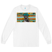 White pittbull license plate Long Sleeve Tee - Artiststas