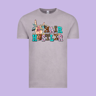 Hair Hustler Vintage Tee Designed By Adodesignshop