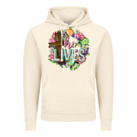 Vintage Artic He lives Easter with flowers Vintage Hoodie - Neo Western