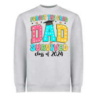 Heather Grey forget the grad mom survived class of 2024 Heavyweight Sweatshirt - JahusDesignShop