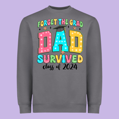 Forget The Grad Mom Survived Class Of 2024 Heavyweight Sweatshirt Designed By Jahusdesignshop