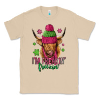 Mushroom i'm freakin freezin pink christmas long haired cow Classic Tee - Jasminsmagicworld