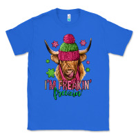 True Royal i'm freakin freezin pink christmas long haired cow Classic Tee - Jasminsmagicworld