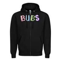Black bubs Zipper Hoodie - MaliasSmallBusiness