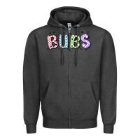 Charcoal Heather bubs Zipper Hoodie - MaliasSmallBusiness