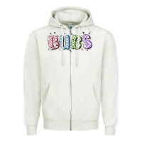 Oatmeal Heather bubs Zipper Hoodie - MaliasSmallBusiness