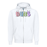 White bubs Zipper Hoodie - MaliasSmallBusiness