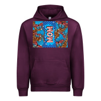 Mauve Wine American mom Urban Hoodie - TumblerDesignByShophia