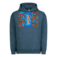 Pigment Midnight Navy American mom Urban Hoodie - TumblerDesignByShophia
