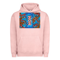 Pigment Salmon American mom Urban Hoodie - TumblerDesignByShophia