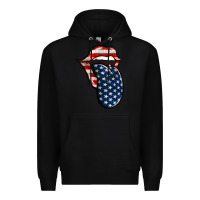 Black American Toungue for 4th of July Premium Hoodie - Bettercallsaul