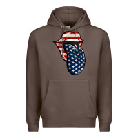 Coffee American Toungue for 4th of July Premium Hoodie - Bettercallsaul