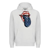 Dove Grey American Toungue for 4th of July Premium Hoodie - Bettercallsaul