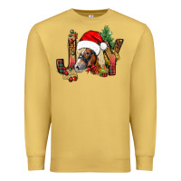 Antique Gold joy christmas with horse bbs Premium Sweatshirt - BundleAndBundleShop