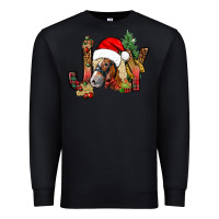 Black joy christmas with horse bbs Premium Sweatshirt - BundleAndBundleShop