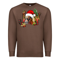 Chestnut joy christmas with horse bbs Premium Sweatshirt - BundleAndBundleShop