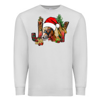 Dove Grey joy christmas with horse bbs Premium Sweatshirt - BundleAndBundleShop