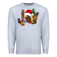 Heather Grey joy christmas with horse bbs Premium Sweatshirt - BundleAndBundleShop