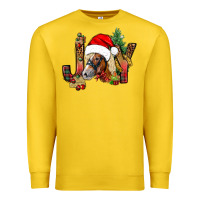 Lemon joy christmas with horse bbs Premium Sweatshirt - BundleAndBundleShop