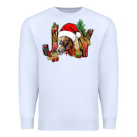 White joy christmas with horse bbs Premium Sweatshirt - BundleAndBundleShop