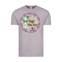 Vintage Zinc god says you are Vintage Tee - JahusDesignShop