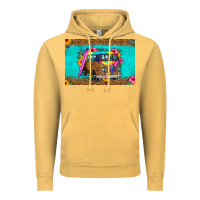 Vintage Mustard hippie van floral skinny metal can holder Vintage Hoodie - HRA Design Shop
