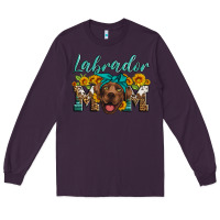 Plum labrador mom Long Sleeve Tee - Artiststas