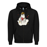 Black go chiefs boujee sports ghost stanley Zipper Hoodie - MaliasSmallBusiness