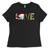 Black love christmas gnome Ladies Tee - AdoDesignShop