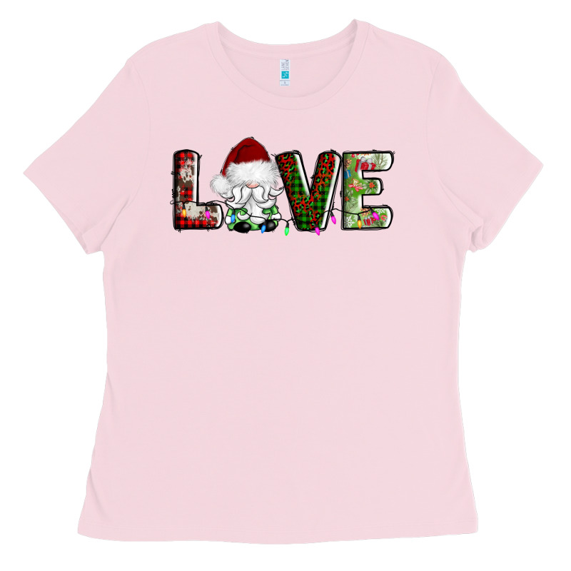 Love Christmas Gnome Ladies Tee by AdoDesignShop | Teevron