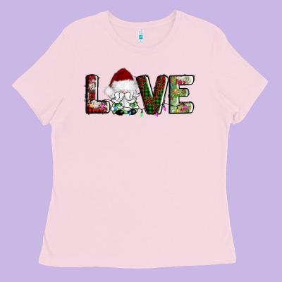 Love Christmas Gnome Ladies Tee Designed By Adodesignshop