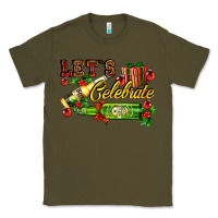 Army Green let`s celebrate with beer bottles Classic Tee - AdoDesignShop