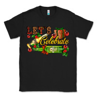 Black let`s celebrate with beer bottles Classic Tee - AdoDesignShop