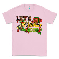 Bubblegum Pink let`s celebrate with beer bottles Classic Tee - AdoDesignShop