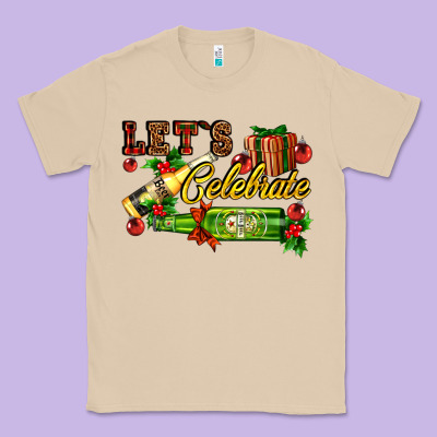 Let`s Celebrate With Beer Bottles Classic Tee Designed By Adodesignshop