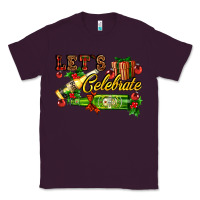 Plum let`s celebrate with beer bottles Classic Tee - AdoDesignShop