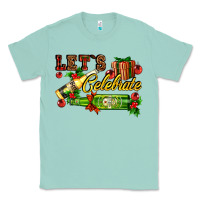 Seafoam let`s celebrate with beer bottles Classic Tee - AdoDesignShop