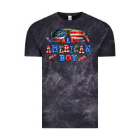 Cloud Black all american boy Vintage Tee - AdoDesignShop