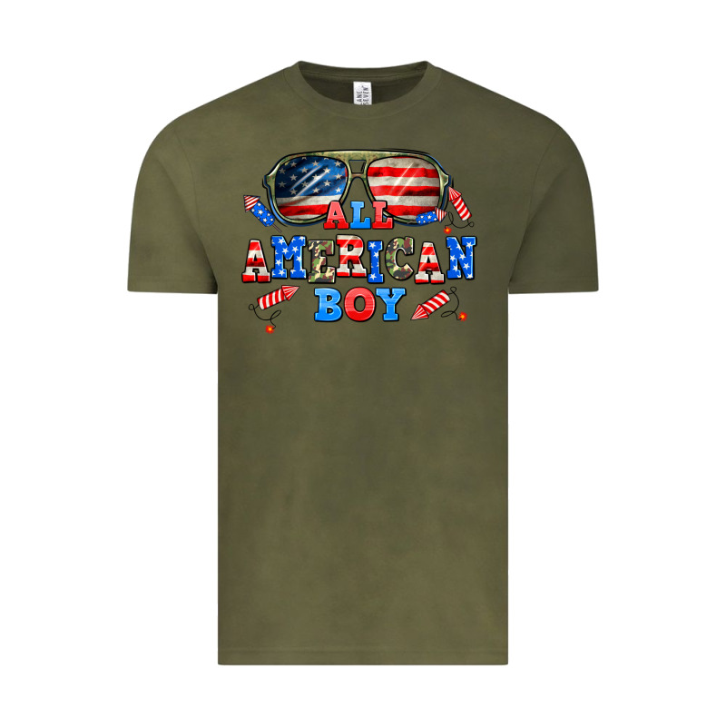 All American Boy Vintage Tee by AdoDesignShop | Teevron