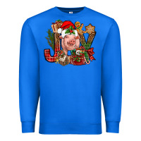 True Royal joy christmas with pig bbs Premium Sweatshirt - BundleAndBundleShop